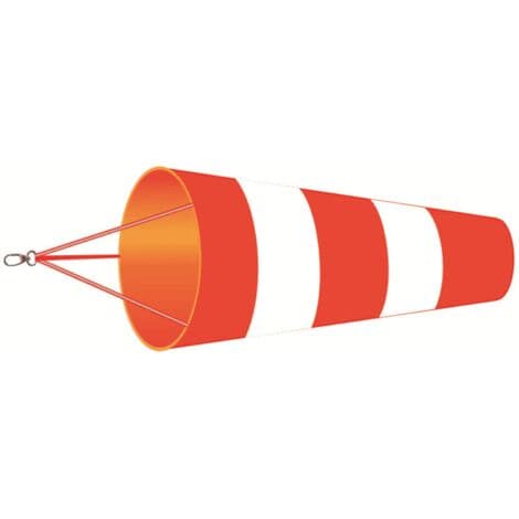 Windsock with Reflective Belt, Windsock, 60cm Outdoor Windsock, Hanging Windsock, Wind Direction Indicator (FMY)