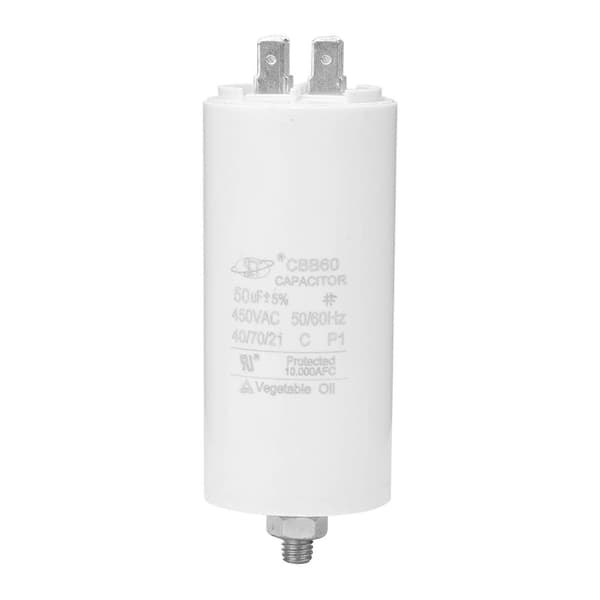 CBB60 450V 50uf Motor Capacitor with Screw Nut for Washing Machine