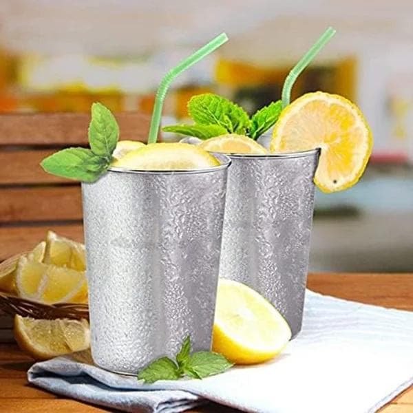4-pak rustfri stålkopper BPA-fri sunde pint-drikkekopper M[CO]