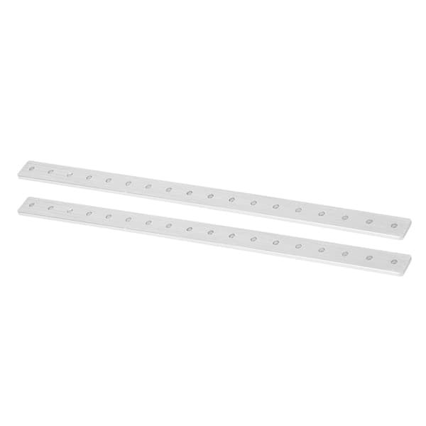 2 stk 288 mm aluminiumsplade til Pitsco Tetrix Robotics reservedele