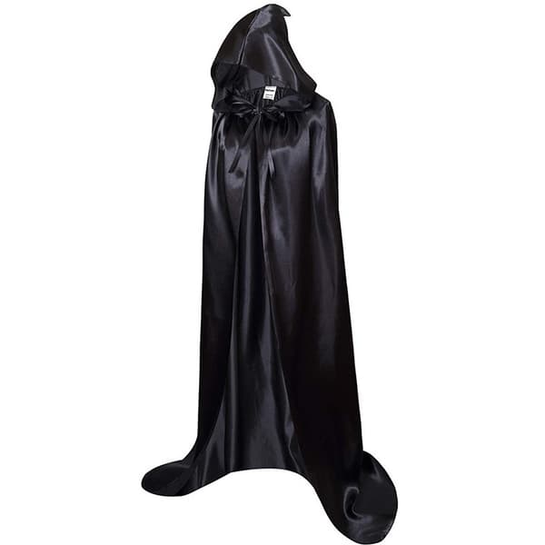 Unisex Hætteklædt Kappe i Fuld Længde Lang Fløjlskappe Cosplay Co