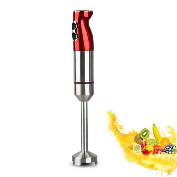 Håndmixer 1000 watt, rustfri håndmixer med trinløs hastighed og turbofunktion