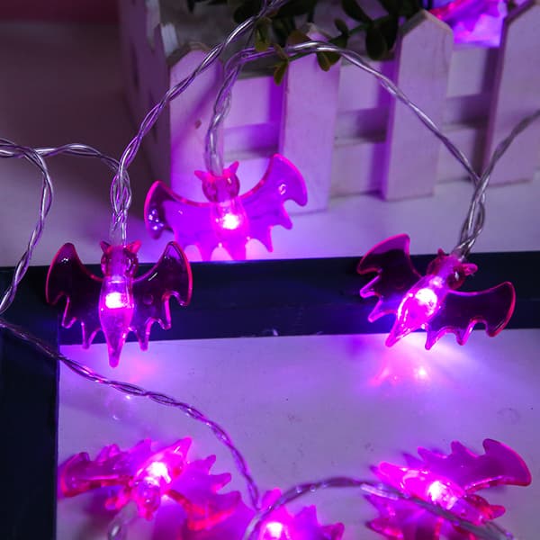 Halloween flaggermusformet LED-lysslynge spøkelsesfestival batterimodell