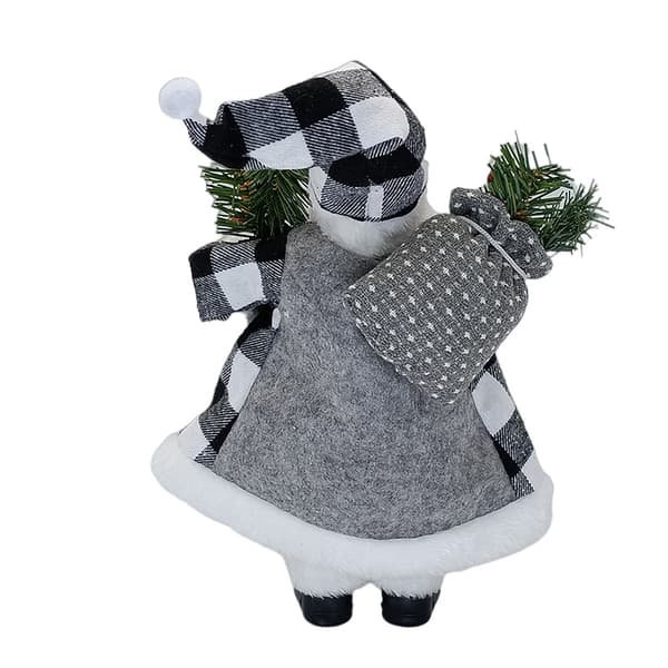 Siddende julemandsfigur, stående julemandsfigur, traditionel