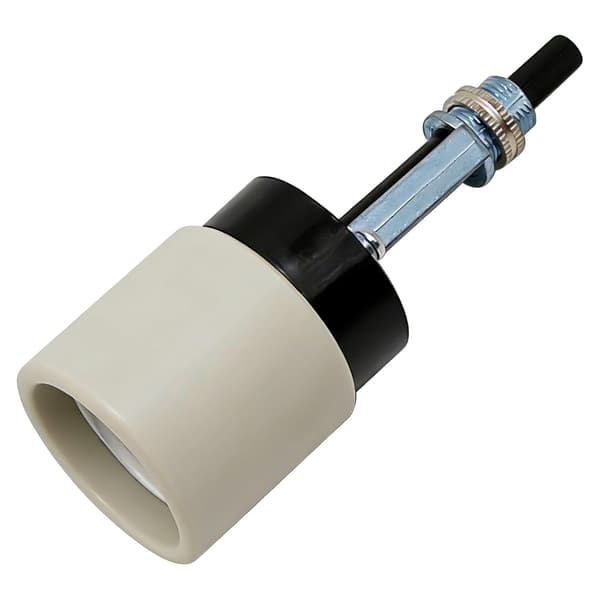 E26 Universal Keramisk Lampsockel med Vridströmbrytare 250V 660W för Lampvridknappsbyte -