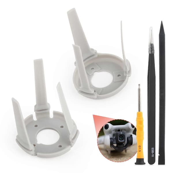 Gimbal Damper Rubber Kit for DJI Mini 4 Pro, Restore Stability, Reduce Vibration, Left and Right Replacement with Tools (FMY)