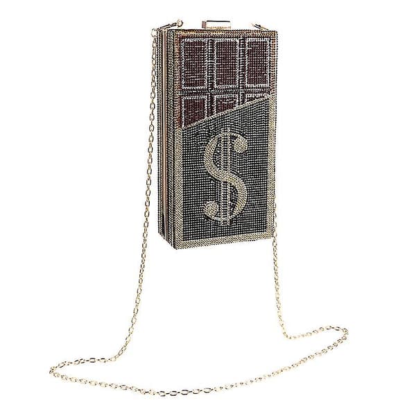 1 stk. Strass Clutch Taske