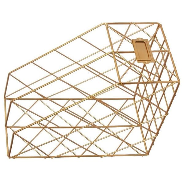 Tidsskriftsholder 2 rum Skrivebordsopbevaring Organizer Boks Skrivebord Gitteropbevaring Brevopbevaring