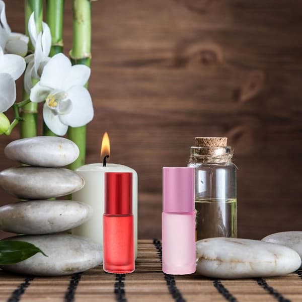 Lasinen roll-on-pullo 10 ml 16 kappaletta uudelleentäytettävä matka