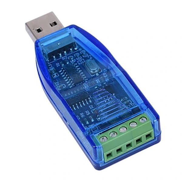 2 stk. USB til RS485-konverter Isoleret modul Opgradering Industriel TVS ESD-beskyttelse CH340E Standard RS-485-forbindelseskort