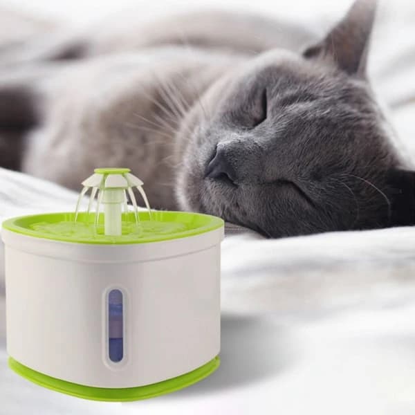 2L Automatisk Vandfontæne til Katte og Hunde - Drikkevandsautomat til Katte, Rosa