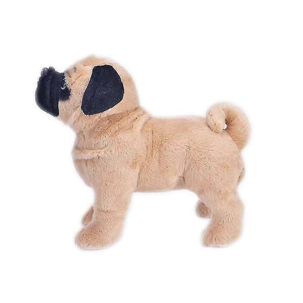 12,5 tommer brun mops plysdyr-FF-