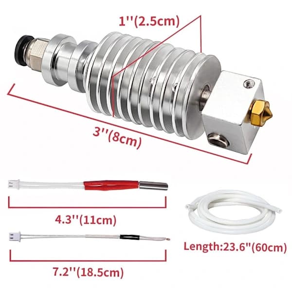 3D-skriver Hotend Anycubics I3 Mega Hotend 12V