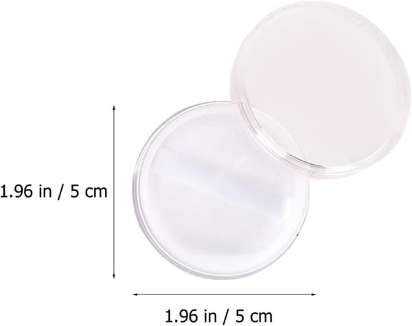 Bekväm puderburk 20g som PP 4st med inbyggd puff