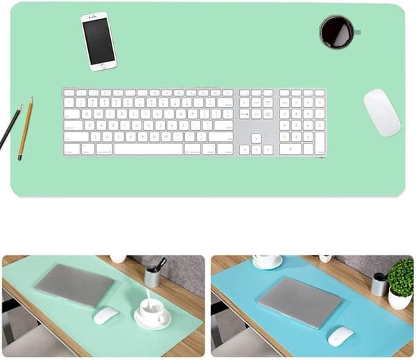 Large mouse pad, 800 x 400 x 2 mm, ultra-thin, non-slip and waterproof