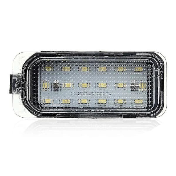 (Pow yeah!) 2 stk. LED-nummerpladelys til bil, til FOCUS II FIESTA VII MONDEO IV KUGA 2008-2019