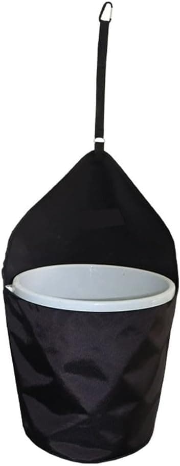 Hestefoderpose Spand 5 Spand, Fremstillet af Robust 900D Holder til Gallon Vand Polyester, Egnet til Trailere Stalde, Praktisk