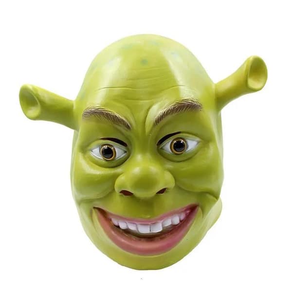 Shrek Latexmask, One Size