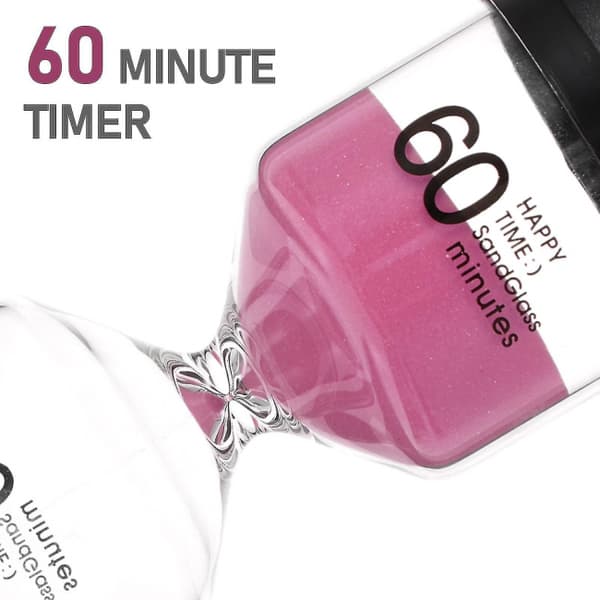 1 st rosa Delikat timglas Dekorativ timglas Hus