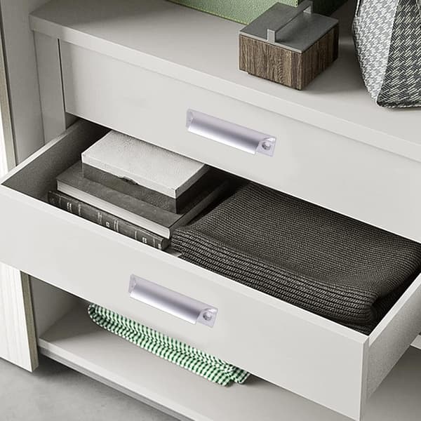 Sliding Door Handle - Kitchen Cabinet Handle - Balcony Door Handle, Suitable for Sliding Doors, Wooden Doors, Windows with 4 Screws (Silver)