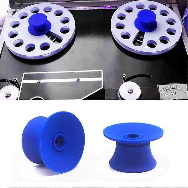 1 Pair 1/4 Inch Reel Tape Spool Opener Rubber Nab Hub Adapters Loading Device for Studer ReVox Akai