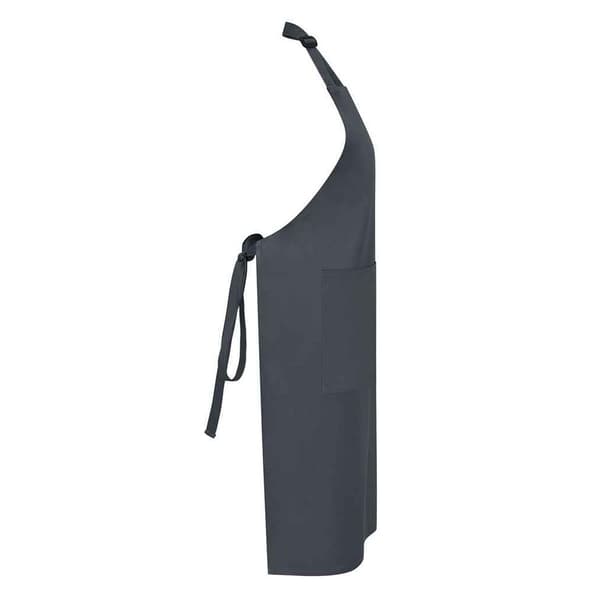 Brand Lab Haklappsförkläde One Size Charcoal Charcoal One Size