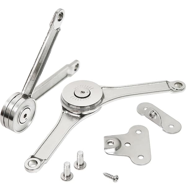 2 pcs Heavy Duty Lid Support Hinges Soft Close Folding Lid Stay Hi
