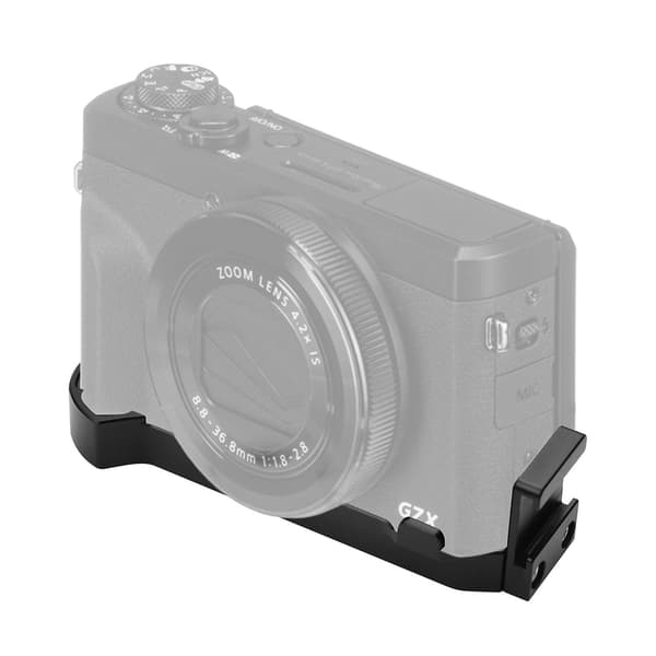L-Bracket with Cold Shoe Mount, 1/4 inch Screw Wrench, Replacement for Canon G7X Mark III/II Camera