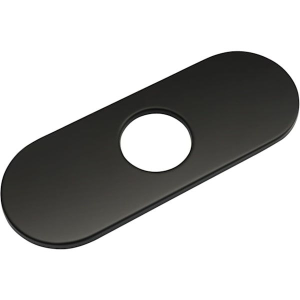 6 tommer armatur dækplade sort sort 6 tommer Matte Black