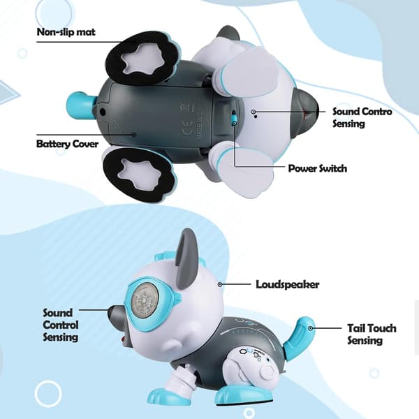 Robot Hund Legetøj, Smart Robot Hund Interaktivt Legetøj til Børn, Smart Earl