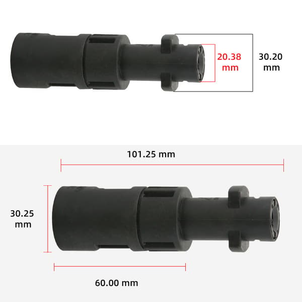 Conversion coupling, M14 car wash rotary water gun Lotus water gun