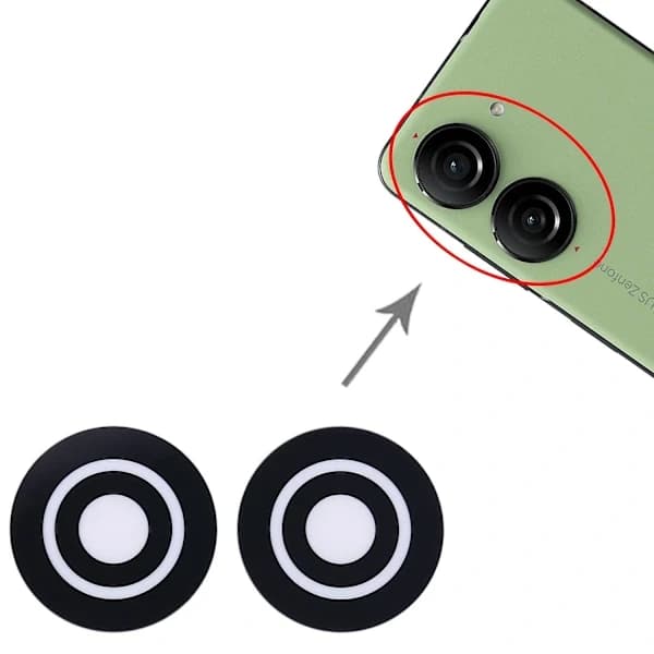 (pow yeah!) Compatible with ASUS Zenfone 10 AI2302 Rear Camera Lens
