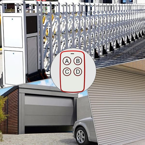 Universal grindfjärrkontroll Trådlös universal garageportsfjärrkontroll Universal grindfjärrkontroll Kompatibel med 433MHz rullande