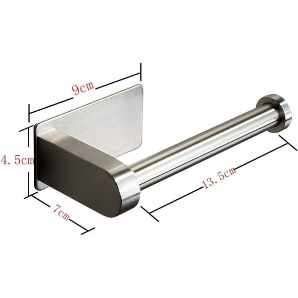 1 pc self-adhesive toilet paper holder without drilling