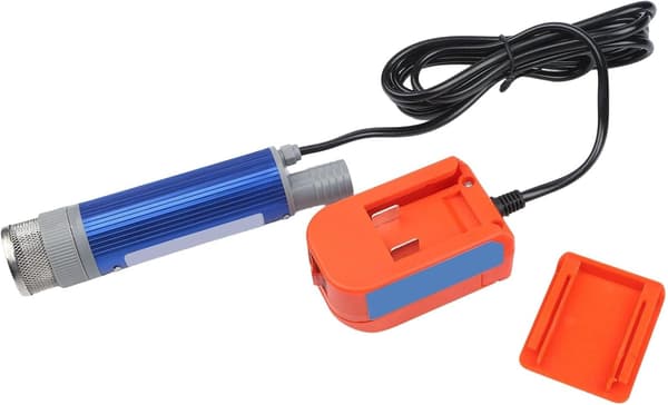 Batteripump batteri, 5m slang, 40 stöder användning DAYI och driven diesel dränkbar med litiumstål 60L/min flöde, För 18V