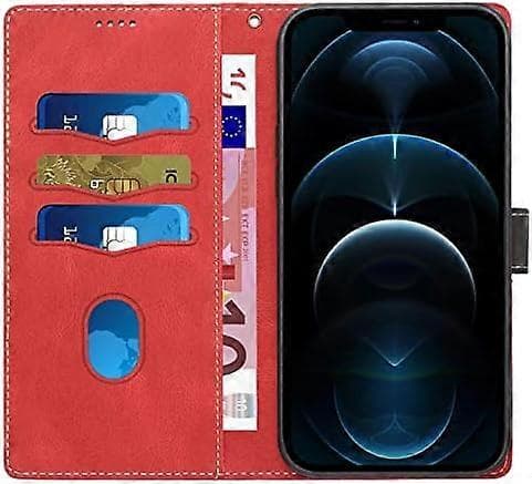 Compatible for iPhone 16 Pro Max Wallet Case, [Stand][Wrist Strap][Card Holder] TPU Inner Protective PU Leather Folio Flip Cover Designed