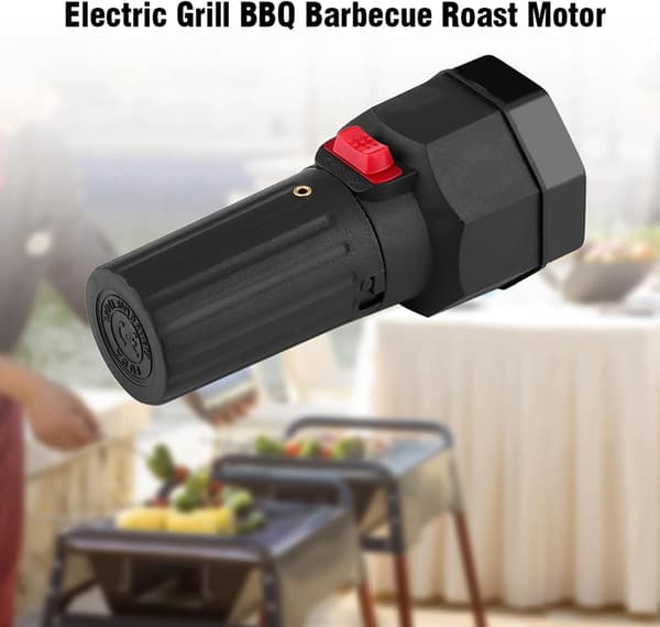 wxsp Grillrotator Motor, Elektrisk BBQ Motor, DC 1.5V Batteridriven, Låg