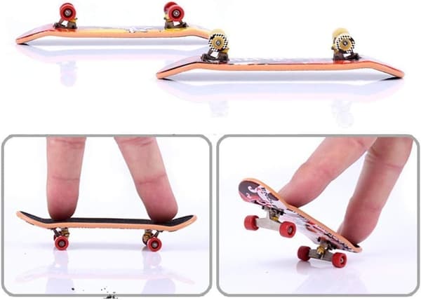Mini Fingerboard, 4-pak professionelle fingerboards til dæk