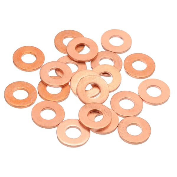 20 st M8 platta kopparbrickor 8x18x2mm packning M8 (8x18x2mm) size_name 4 Inch x 6 Inch