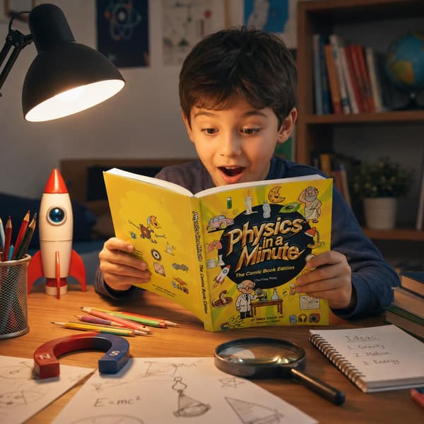 Physics in a Minute - The Comic Book Edition | Fun and Educational Physics for Kids | Physics in a Minute is a Fun Science Comic Book for Kids