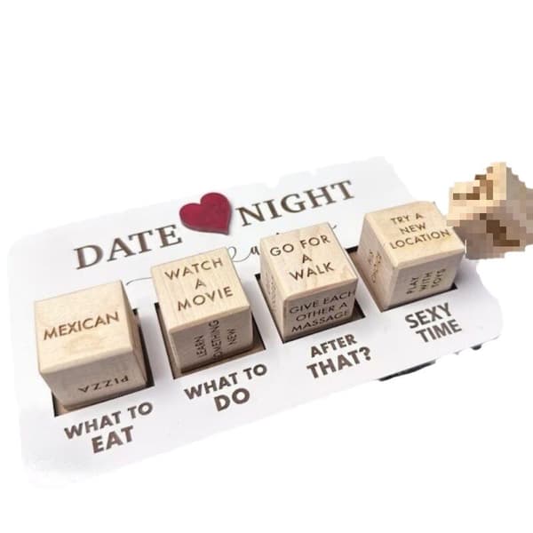Date Night Dice Game - Dice Game for Couples - Date Night Game A2
