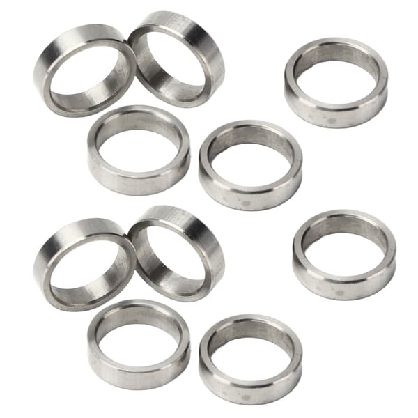 10 stk Skiveafstandsstykke 15 mm OD 12 mm ID Rustfrit Stål Tilbehørsdele Sæt 3515-0015-0040-FA-