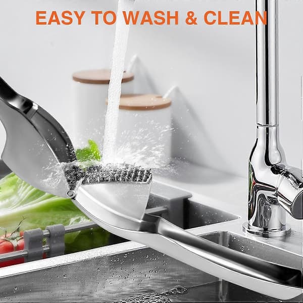 Garlic Press, Heavy Duty Kitchen Garlic Press, Effectively Presses Garlic and Ginger, No Peeling Required, Stainless Steel