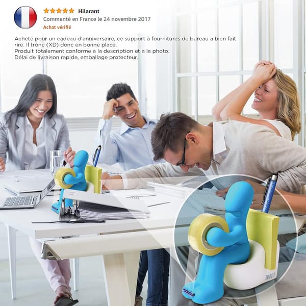 Dockingstation Kontormaterialer - Sjov Tape Dispenser - Fun and Co