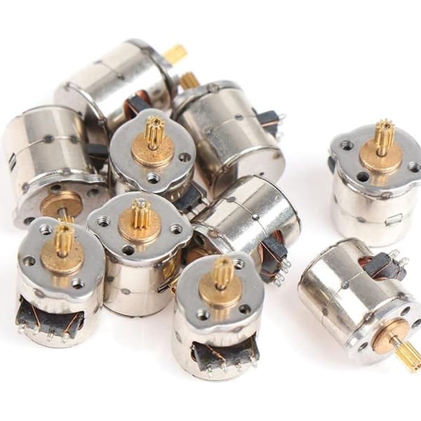 10 Pieces/Pack Mini Stepper Motor 2 Phase 4 Wire Miniature Stepper Motor with Gear Mini Motor Toy DIY Motor