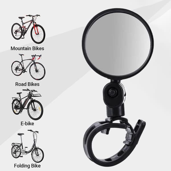(2 stycken) Cykelbackspeglar, 360° roterbara cykelbackspeglar, cykel
