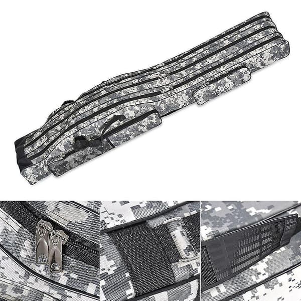 Strong, Reusable, Durable 3-Layer Comfortable Fishing Rod Storage Bag for Sea Fishing