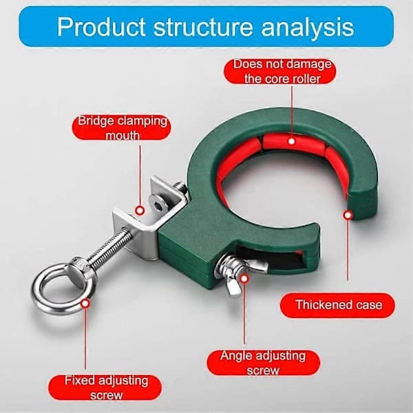 (Pow yeah!) Cable Tray Roller Cable Routing Roller Aid Adjustable Clamp Rollers for Efficient Wiring Fastening