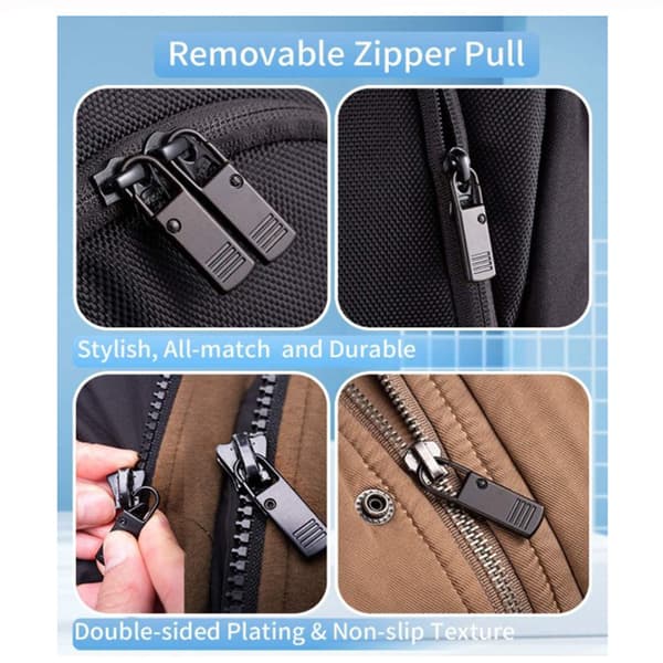 Zipper Slider, 26 Zippers, Universal Clamp Zipper Slider
