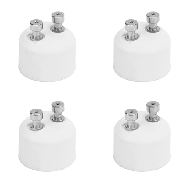 4 stk GU10 til MR16 adapterkontakt Varmebestandig lampeholderomformer for LED-halogenlamper